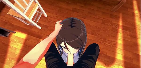 Mika gets a POV facial before getting fucked doggystyle - Girls und Panzer Hentai